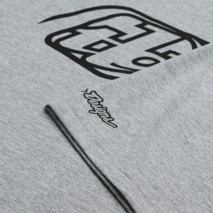 Short Sleeve Tee Badge Gray Heather