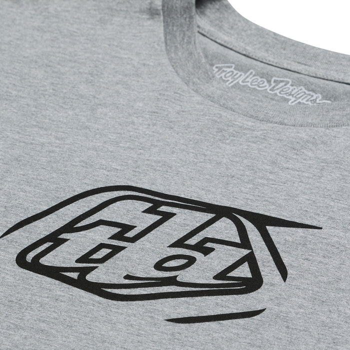 Short Sleeve Tee Badge Gray Heather