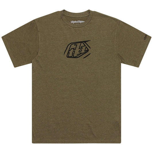 Short Sleeve Tee Badge Olive Heather