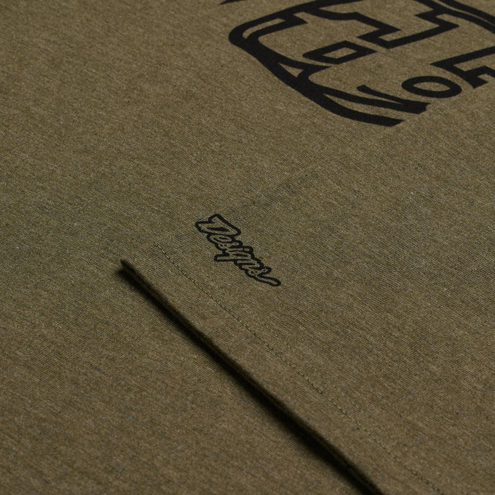 Short Sleeve Tee Badge Olive Heather