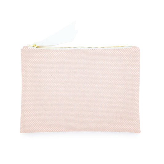 Signature Pouch-Rose Dot