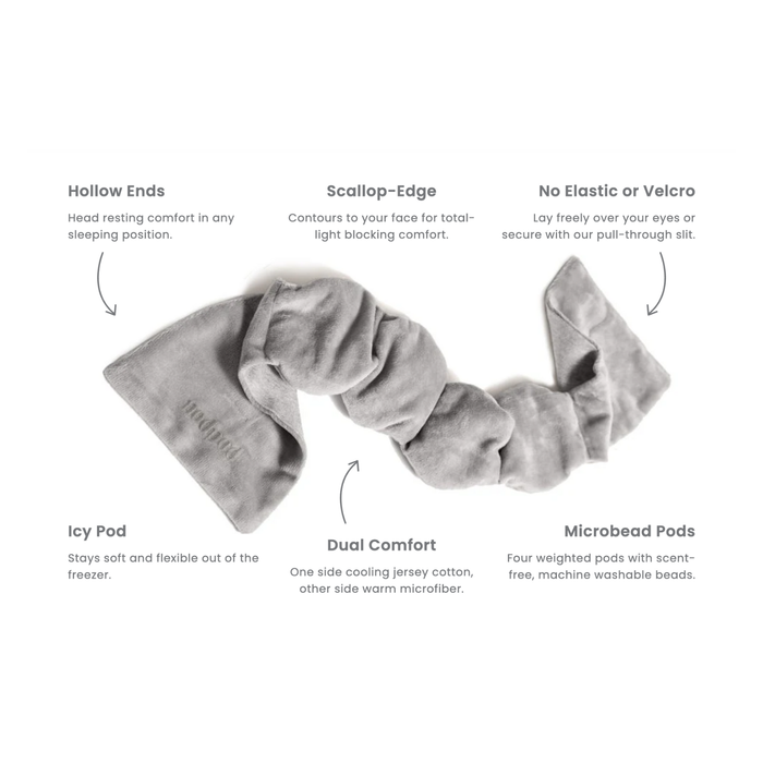 Silk Weighted Sleep Mask-Elephant