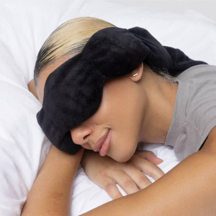 Silk Weighted Sleep Mask-Onyx