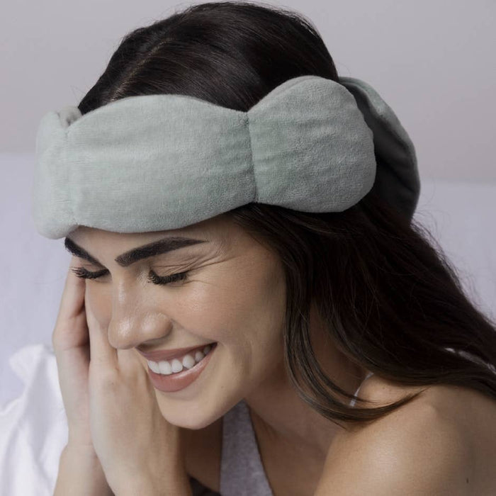 Silk Weighted Sleep Mask-Sage