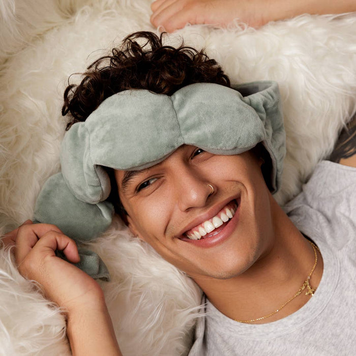 Silk Weighted Sleep Mask-Sage