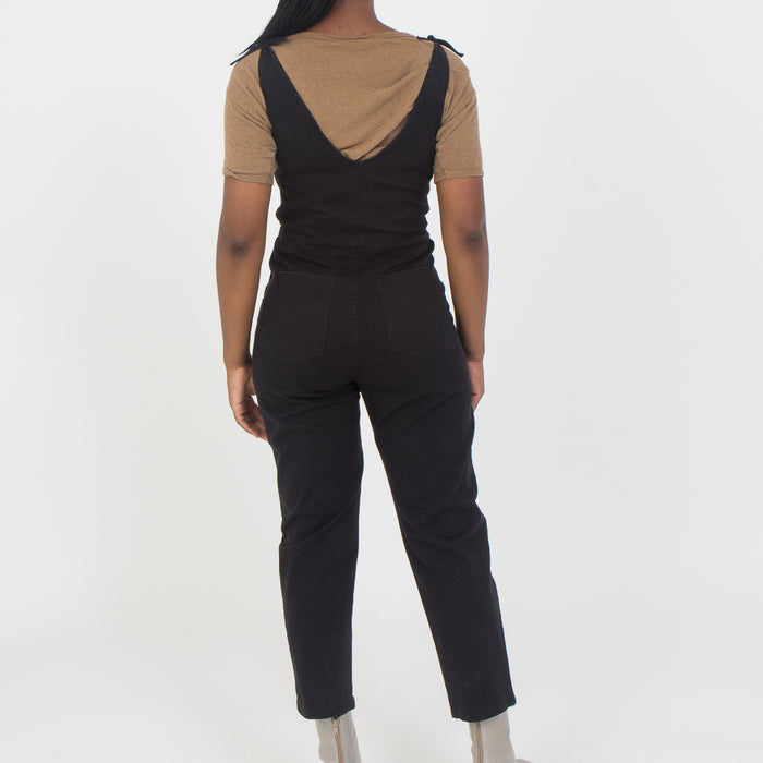 Slate Overalls in Black