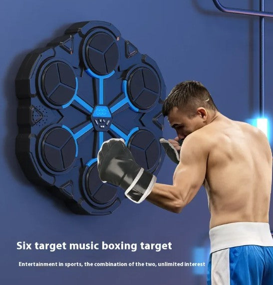 Smart Boxing Reflex Trainer — Wall-Mounted Target with Music & Timer