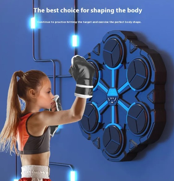 Smart Boxing Reflex Trainer — Wall-Mounted Target with Music & Timer