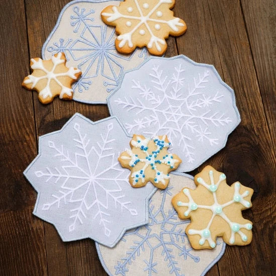 Snowflake Cocktail Napkins
