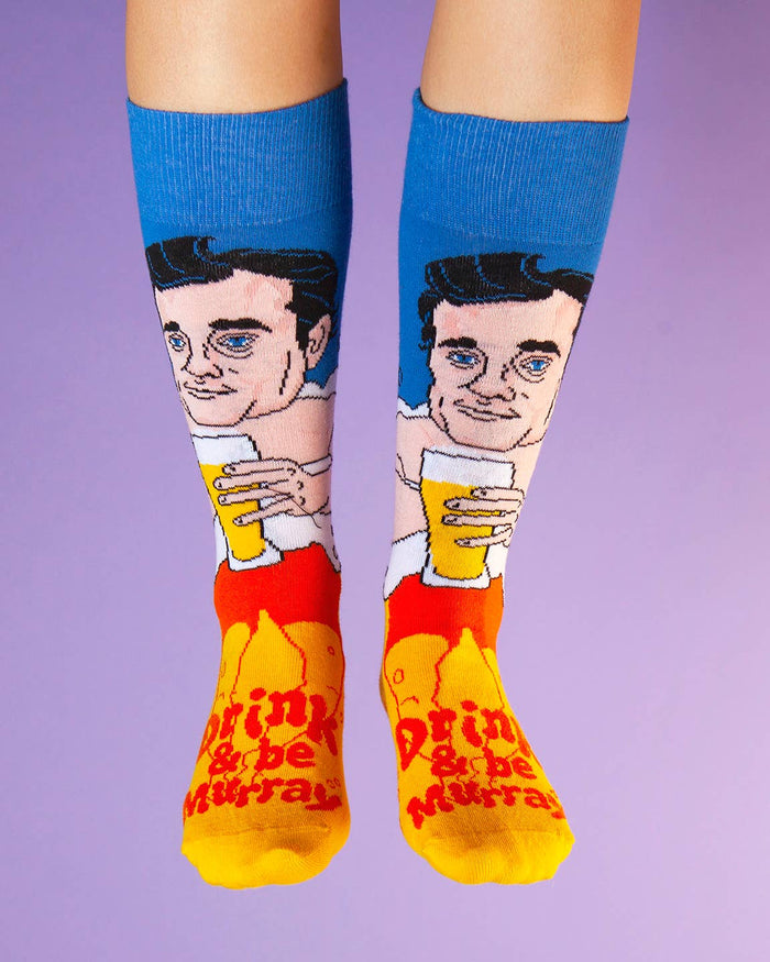 Socks-Drink And Be Murray | USA Made