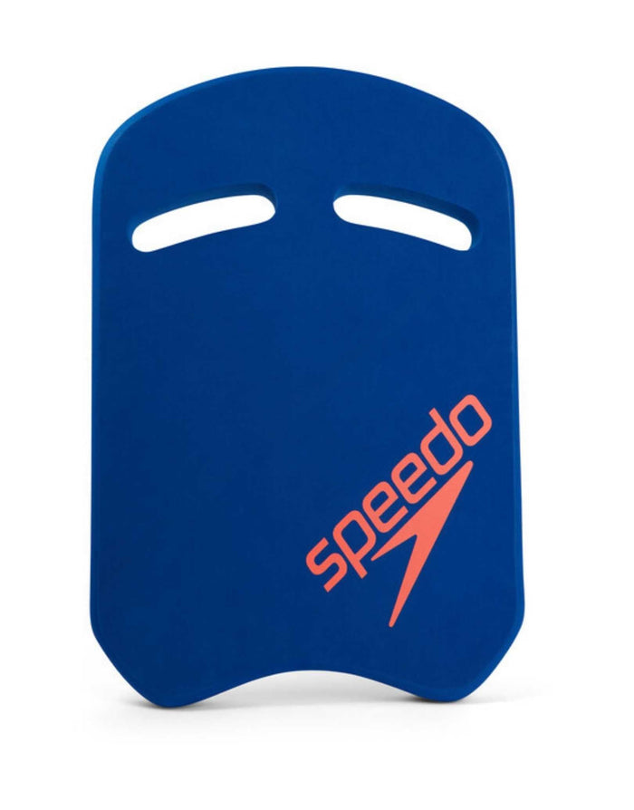 Blue Speedo kickboard with red logo for muscular endurance and kick technique