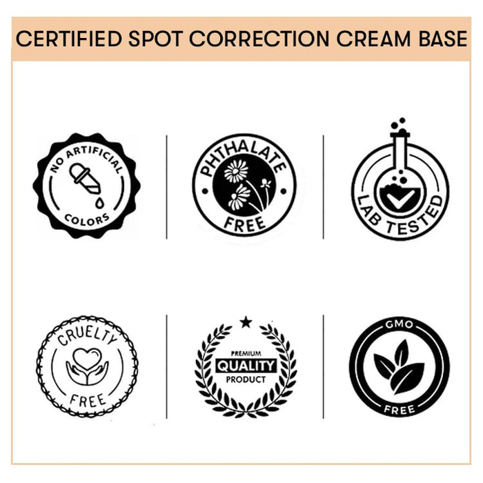 Certified Spot Correction Cream Base