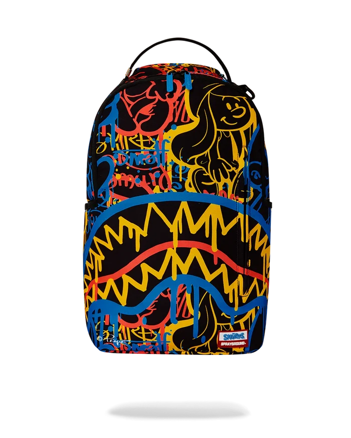 SPRAYGROUND Smurfs Neon Drip DLXSR Bookbag