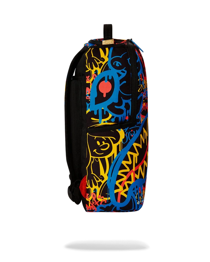 SPRAYGROUND Smurfs Neon Drip DLXSR Bookbag