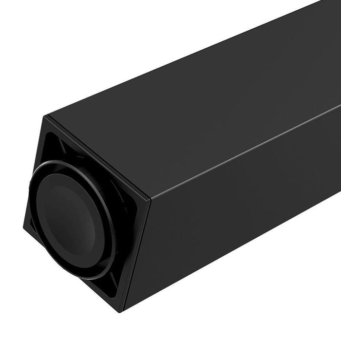 Square Furniture Leg 710mm, Black, ZnAl Mounting Plate Furnica