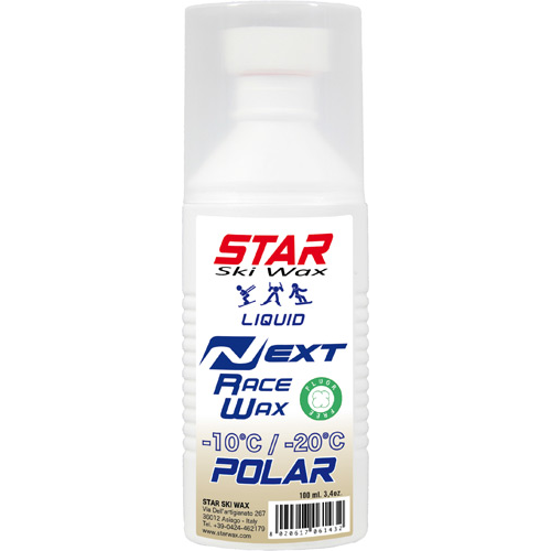 A product picture of the STAR NEXT POLAR Fluoro-Free Racing Liquid (Sponge Application) | 100mL (-10C/-20C)