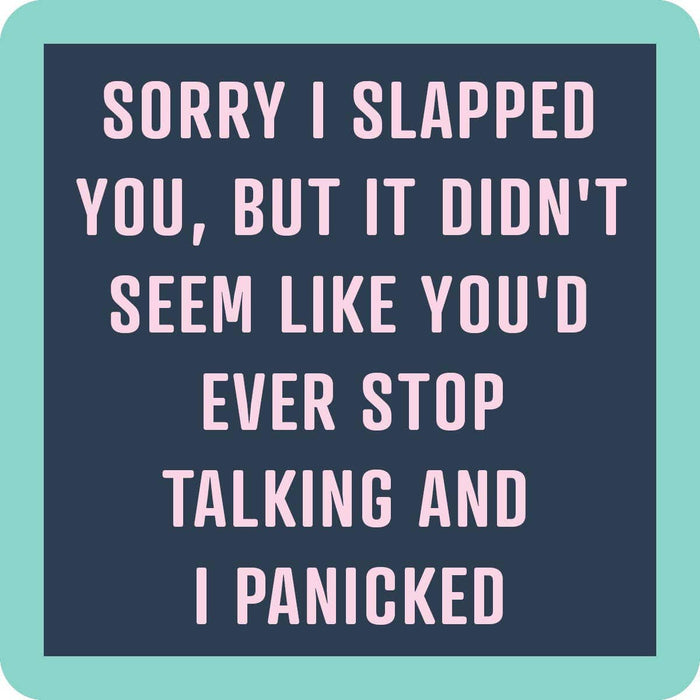 Stop Talking Coaster