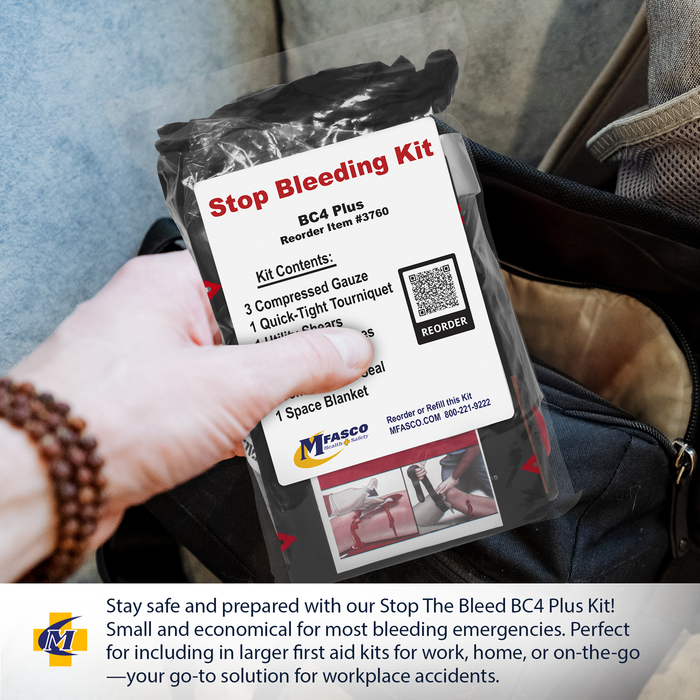 Stop the Bleed Pack BC4 Plus With Chest Seal