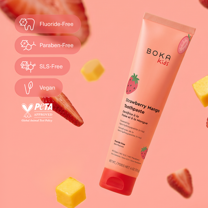 Strawberry Mango Kids Nano-hydroxyapatite Toothpaste