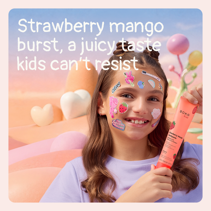 Strawberry Mango Kids Nano-hydroxyapatite Toothpaste