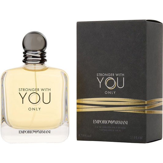 Stronger ONLY by Giorgio Armani for Men 3.4 oz EDT Spray