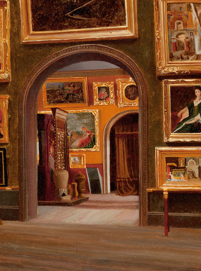 Studio Interior, possibly the Boston Athenaeum by American School - Art Print - Zapista
