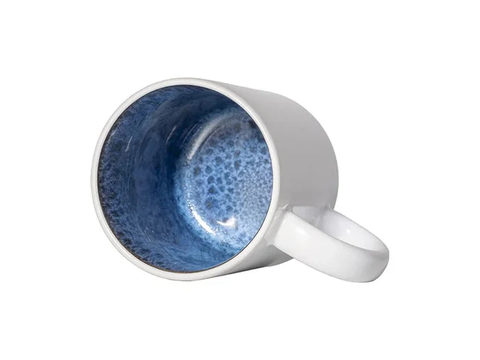 Sublimation 11oz Two-Tone Kiln-changed Color Mug (Dark Blue)