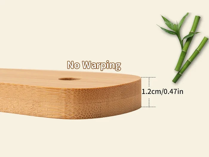 Sublimation Blank Round Bamboo Pizza Board with Hole