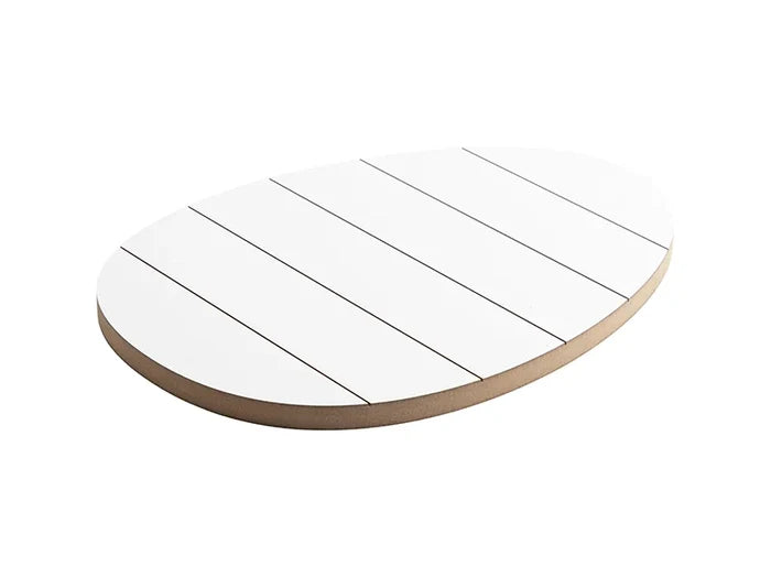 Sublimation Easter Egg Shaped MDF Sign w/ Stripes (27*38*1.5cm)
