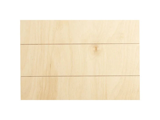 Sublimation Rectangular Plywood Sign w/ Stripes (25*20*1.5cm)