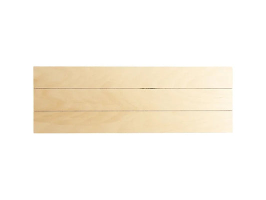 Sublimation Rectangular Plywood Sign w/ Stripes (45*15*1.5cm)