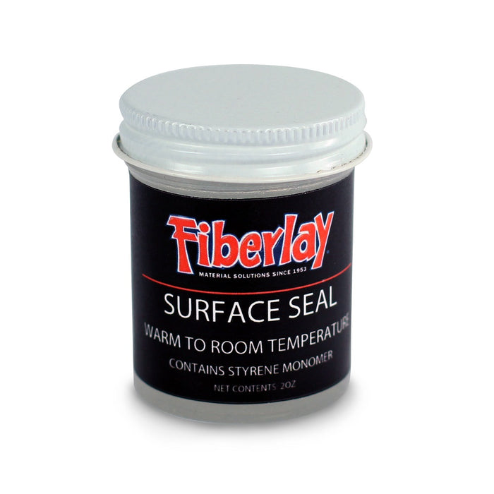 2 ounce container surface seal wax to be used with polyester or gel coats to create tack free finish.