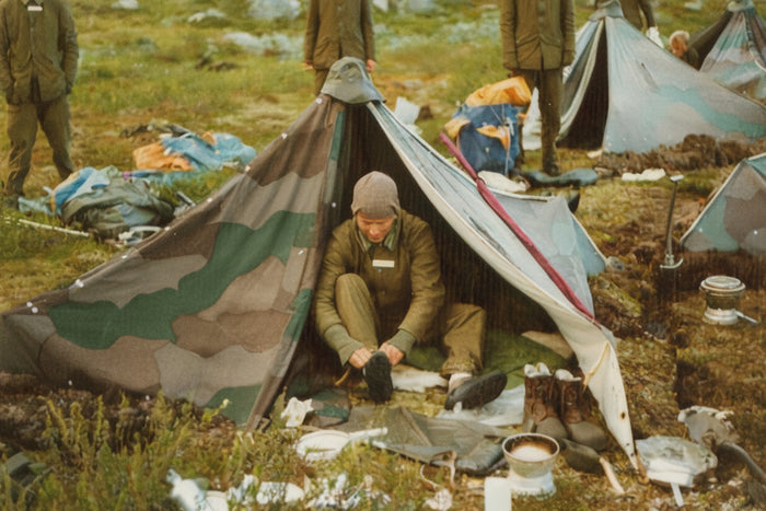 Swedish M90 Camo Shelter Quarter