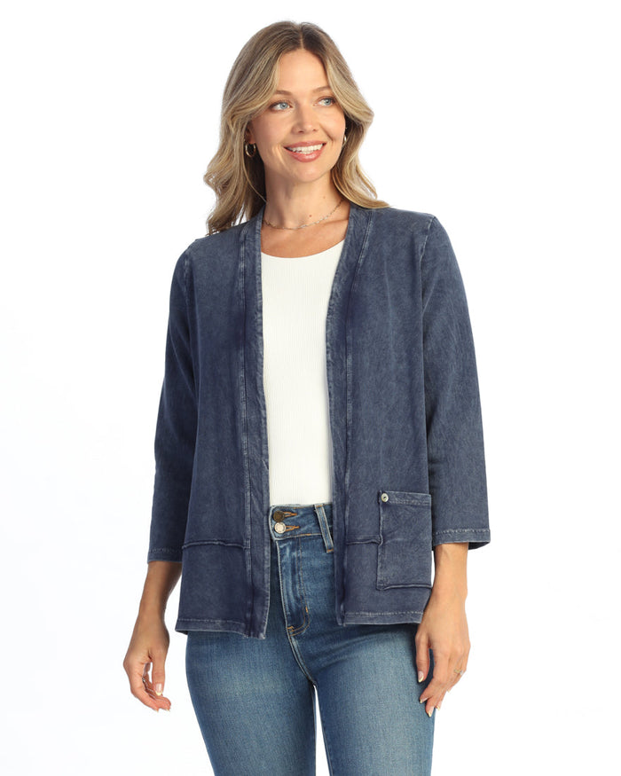 Terry Open Cardigan - M142