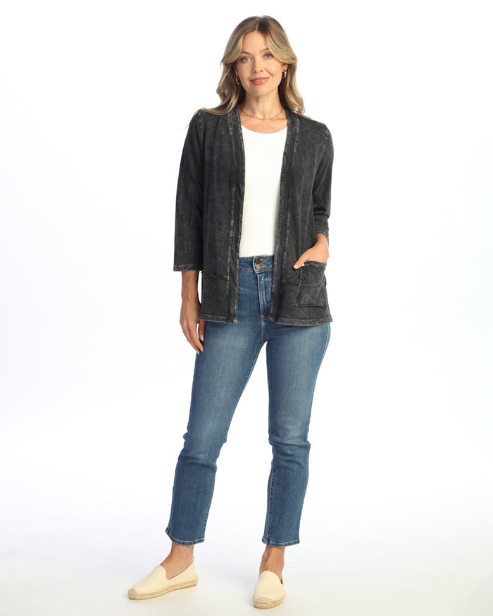 Terry Open Cardigan - M142