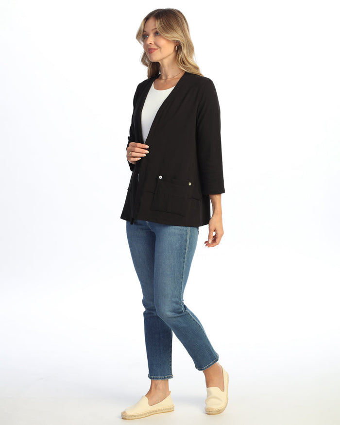 Terry Open Cardigan - M142