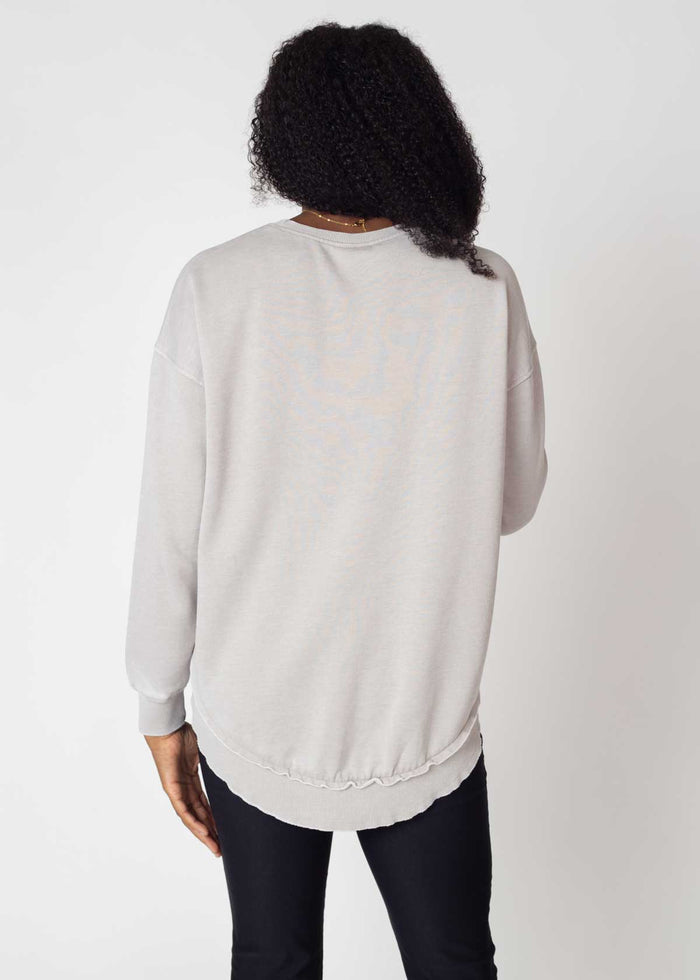 Texas Longhorns Women's Top of the Class Burnout Crewneck