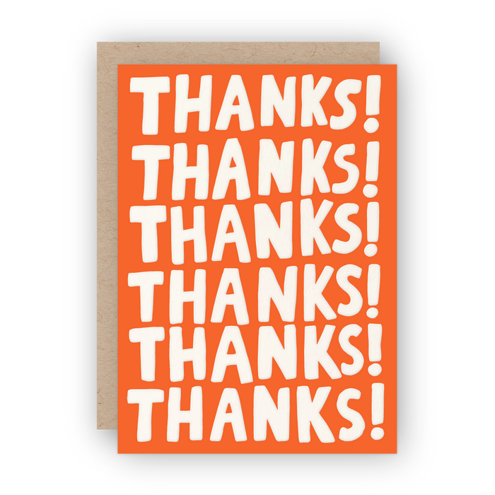 Thanks! Thanks! Thanks! Card