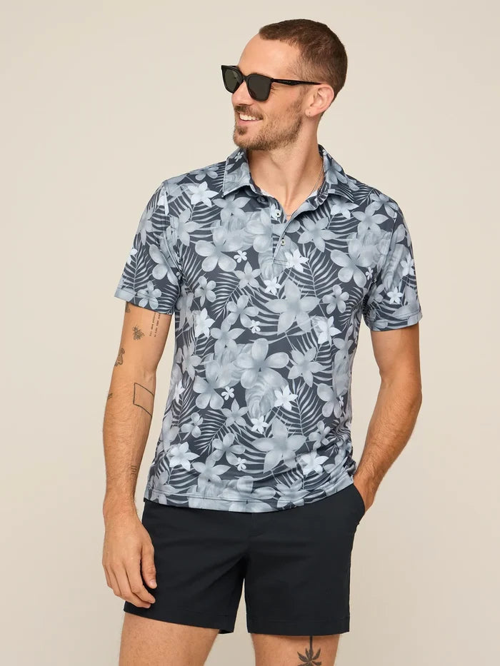 The Beyond The Palm (Performance Polo)- Gray - Image 1 - Chubbies Shorts