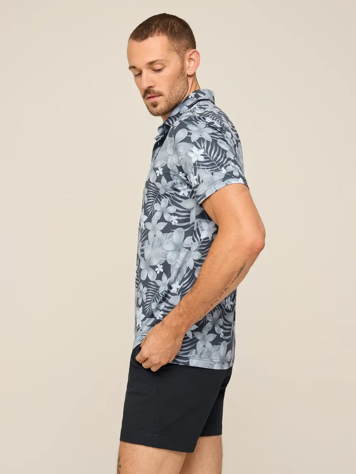 The Beyond The Palm (Performance Polo)- Gray - Image 3 - Chubbies Shorts