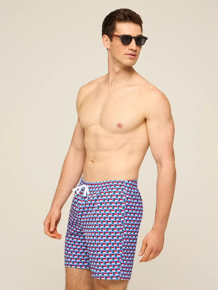The Blue Ridge Bliss 7" (Classic Lined Swim Trunk) - Image 3 - Chubbies Shorts