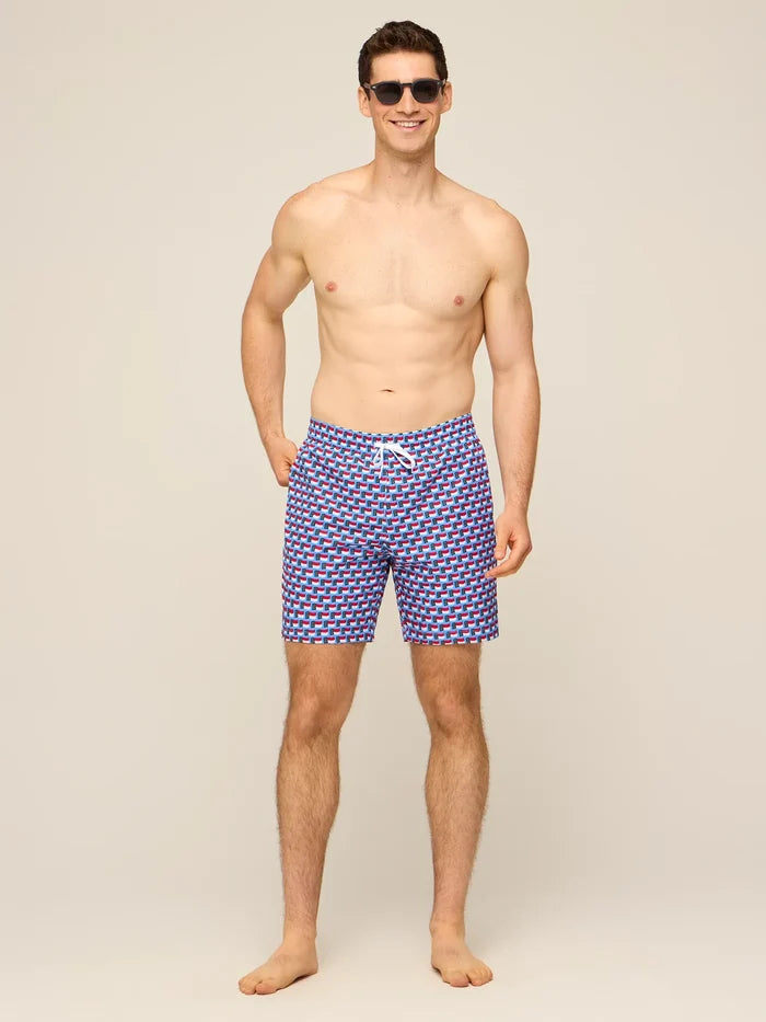 The Blue Ridge Bliss 7" (Classic Lined Swim Trunk) - Image 5 - Chubbies Shorts