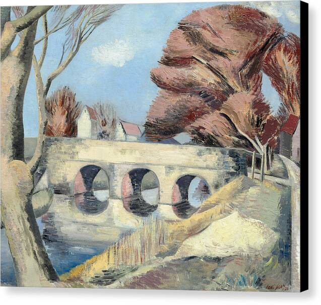 The Bridge, Romney Marsh - Canvas Print