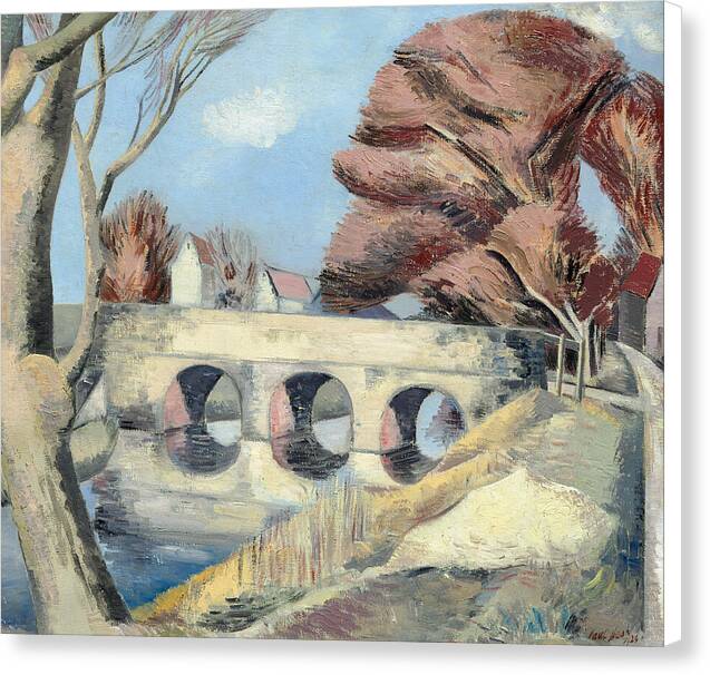 The Bridge, Romney Marsh - Canvas Print