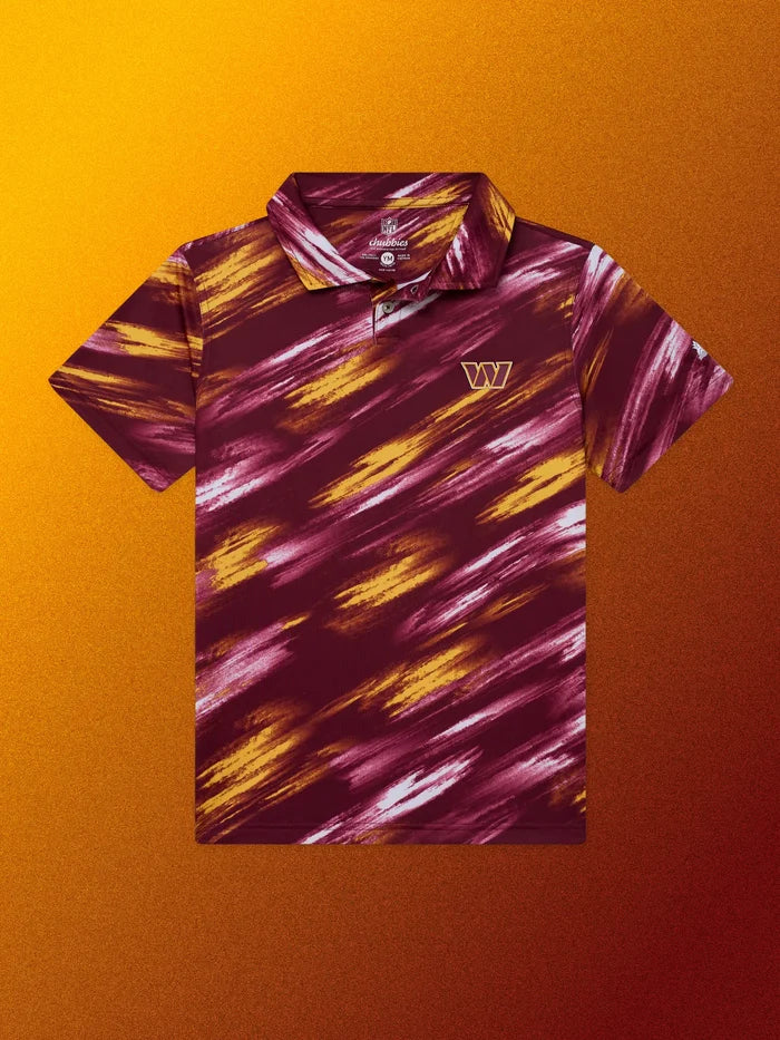 The Color Blitz Commanders (Boys Polo) - Image 1 - Chubbies Shorts