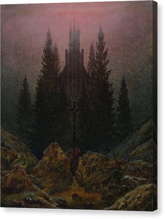 The Cross in the Mountains - Canvas Print