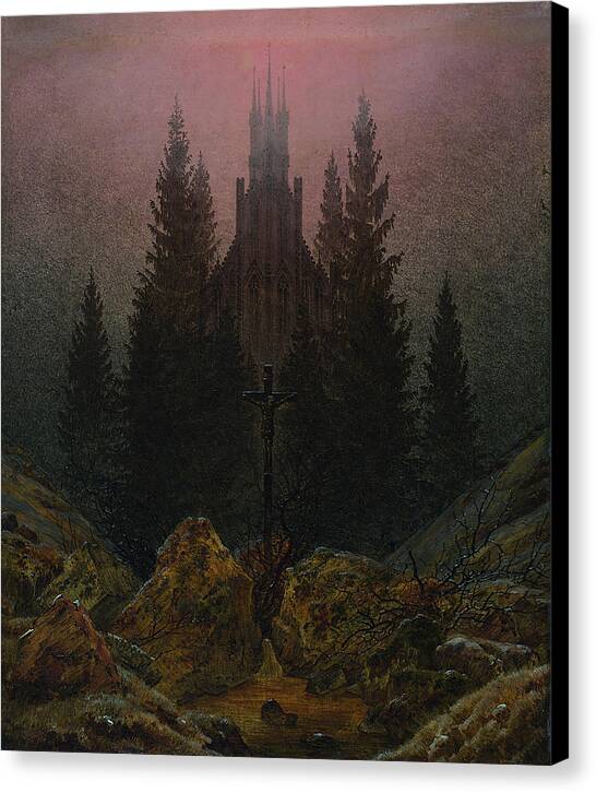 The Cross in the Mountains - Canvas Print