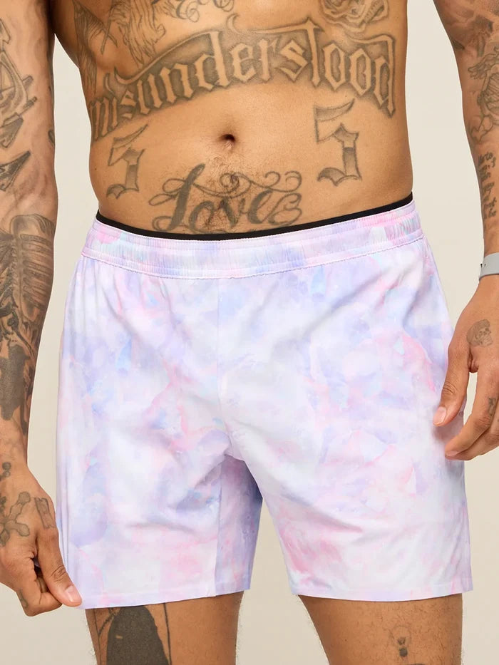 The Elements 5.5" (Ultimate Training Short with Hidden Liner)- Pink - Image 8 - Chubbies Shorts