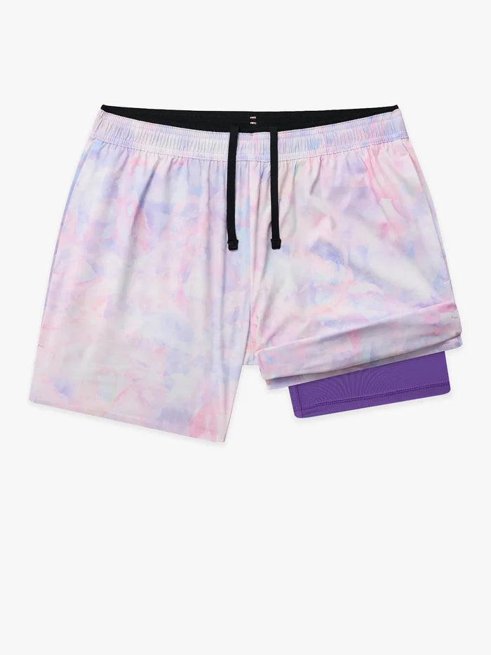 The Elements 5.5" (Ultimate Training Short with Hidden Liner)- Pink - Image 1 - Chubbies Shorts