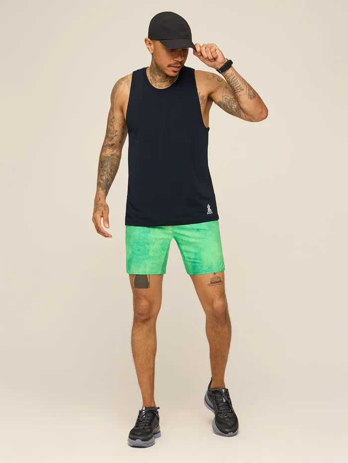 The Elements 7" (Ultimate Training Short with Hidden Liner) - Green - Image 5 - Chubbies Shorts